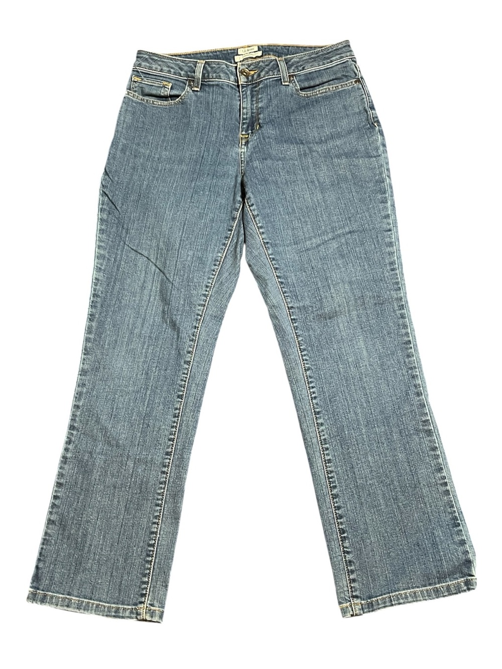 L.L. Bean Women's Classic Fit Blue Jeans Size 10P
